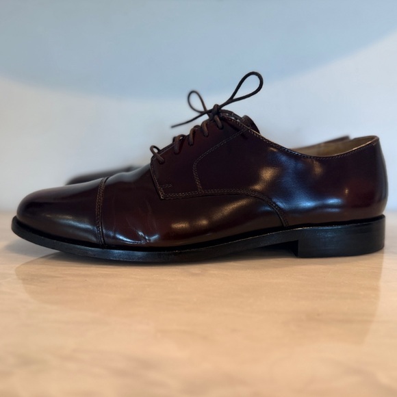 Cole Haan Men’s Cap Toe Oxford Dress Shoes Brown Leather Size 11D - Picture 6 of 14